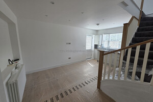 white kitchen wall and ceiling